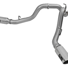 AFE Large Bore-HD 4 IN 409 Stainless Steel DPF-Back Exhaust System w/Polished Tip (2016-2016 Silverado 2500 HD, Silverado 3500 HD, Sierra 2500 HD, Sierra 3500 HD) - 49-44080-P