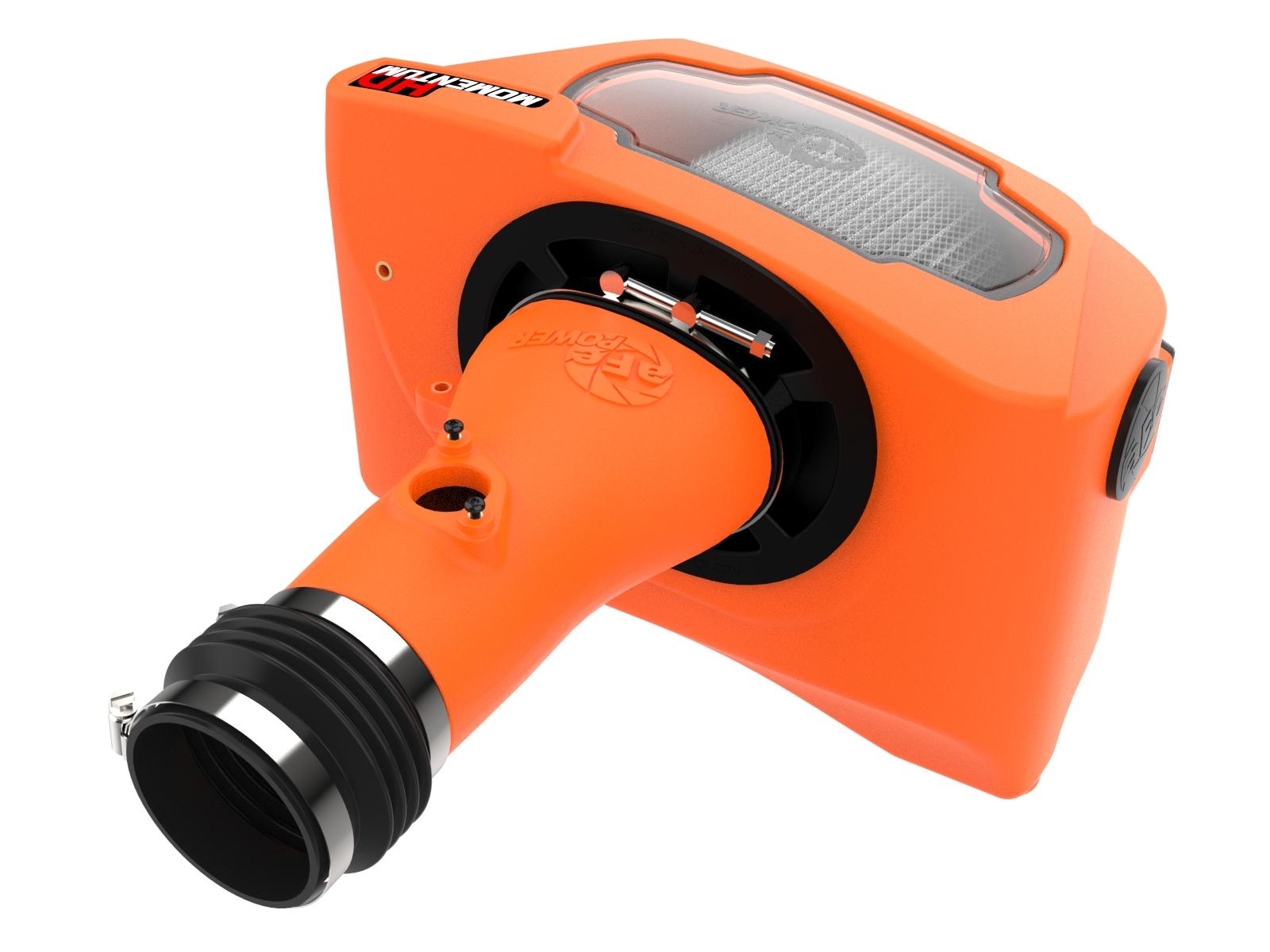 AFE Momentum HD Cold Air Intake System Orange w/ Pro DRY S Filter - 50-70098DN