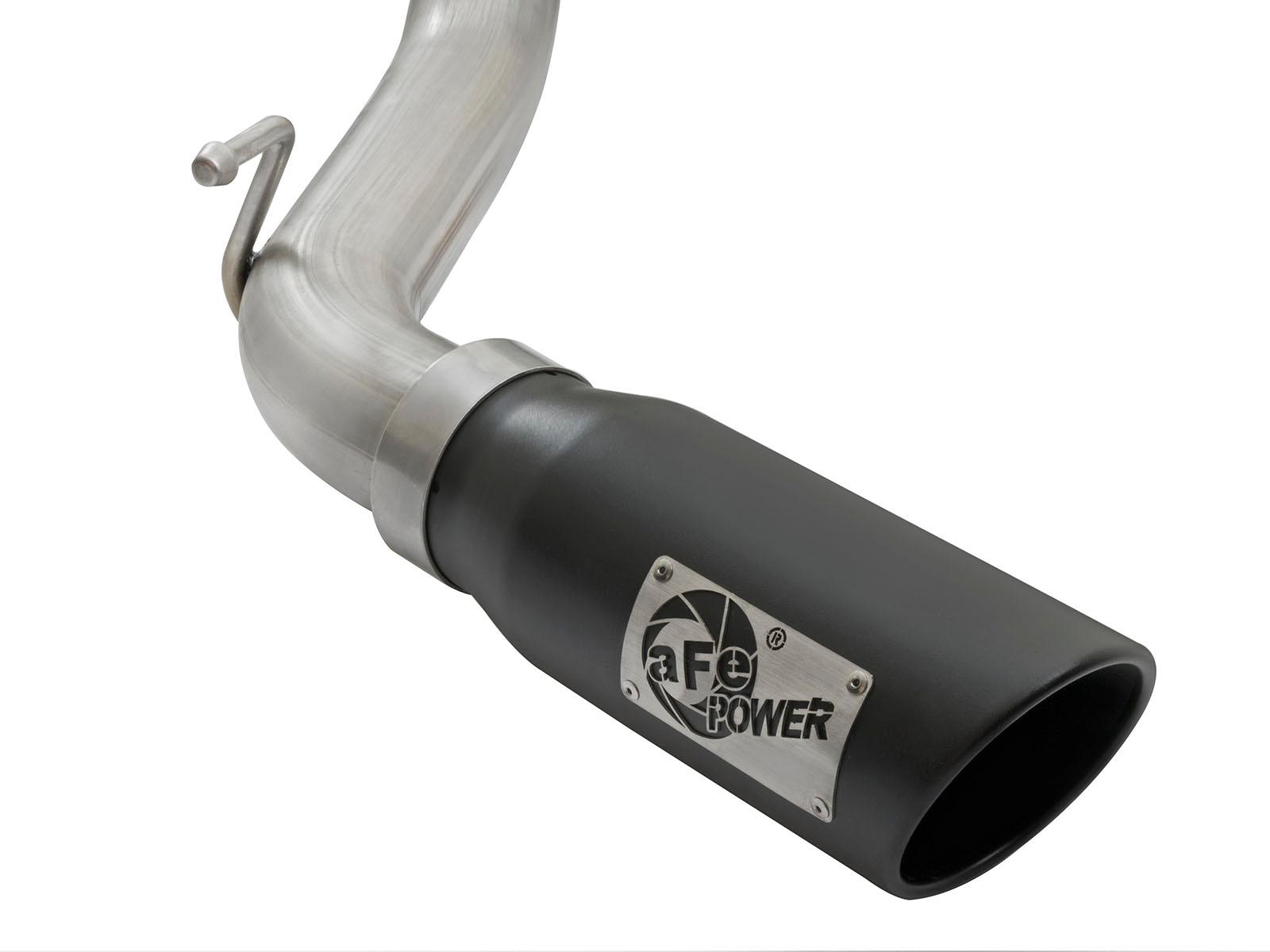 AFE MACH Force-Xp 3 IN 409 Stainless Steel Cat-Back Exhaust System w/Black Tip (2016-2021 Tacoma) - 49-46026-B