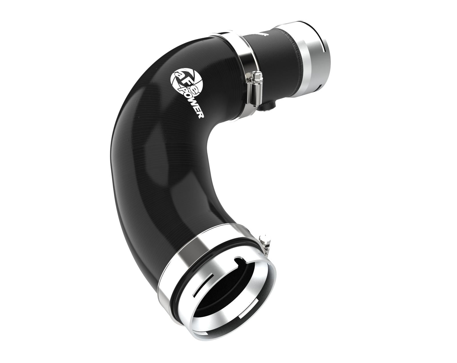 AFE BladeRunner Aluminum 2.5" Hot Charge Pipe - Black (2022-2023 Kia Stinger L4-2.5L (t)) - 46-20698-B