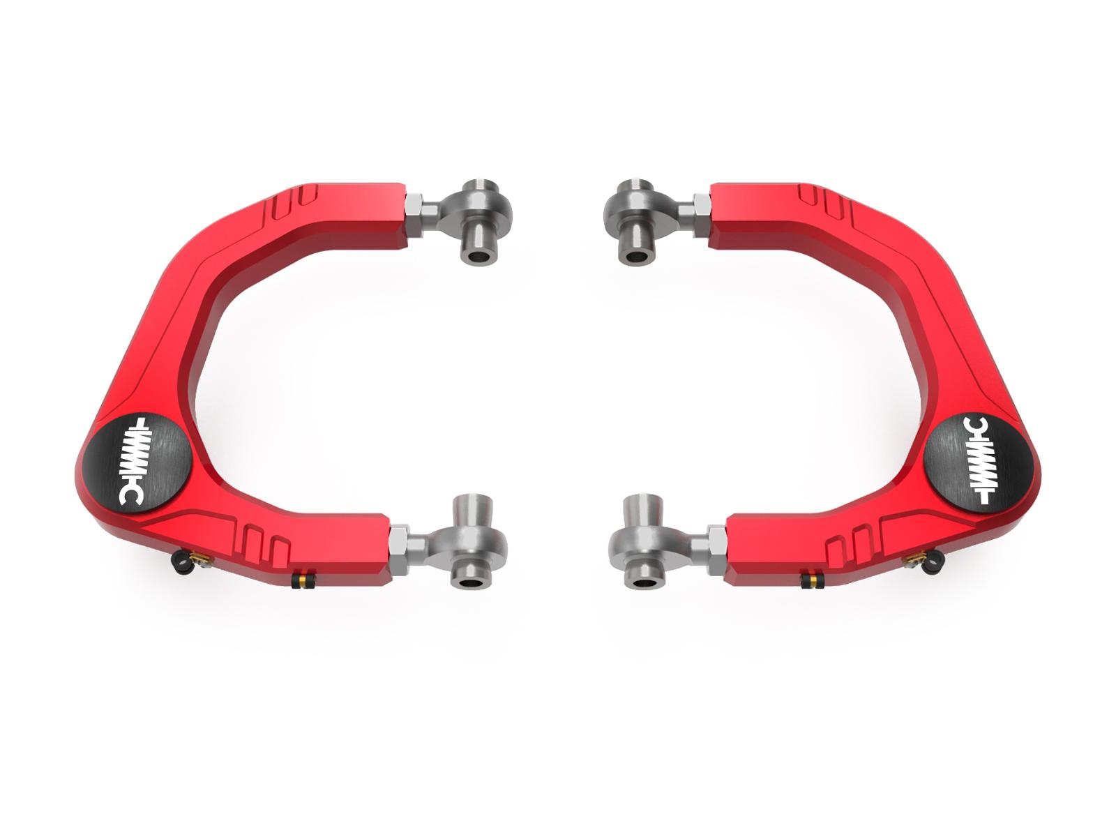 AFE aFe CONTROL Billet Uniball Upper Control Arm Kit Red (2024-2026 4Runner , Land Cruiser , Tacoma) - 460-72T006-R