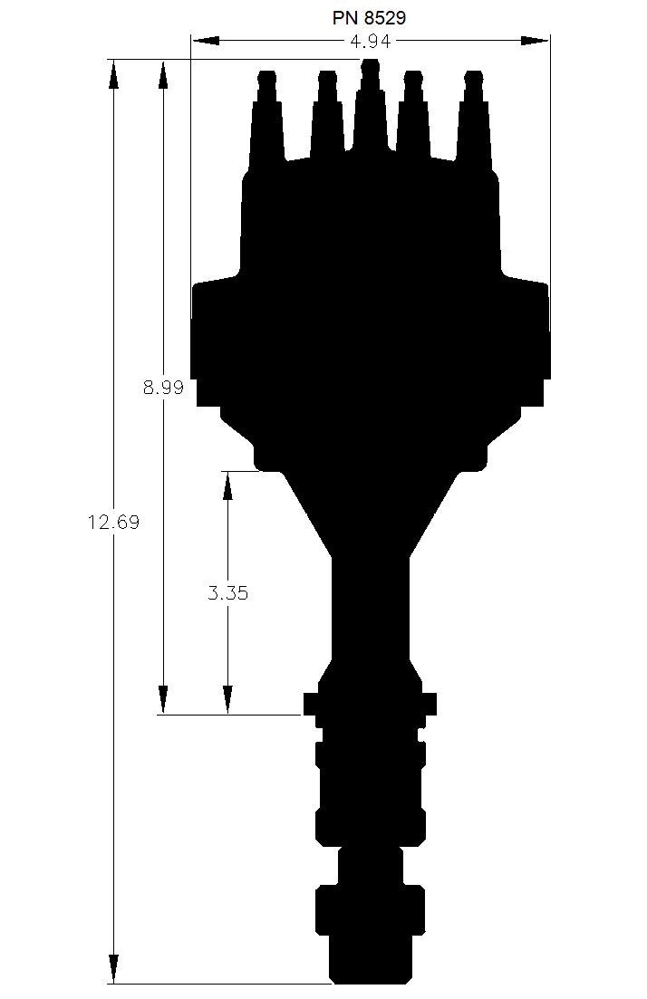 Oldsmobile V8 Ready-to-Run Distributor.  - 8529