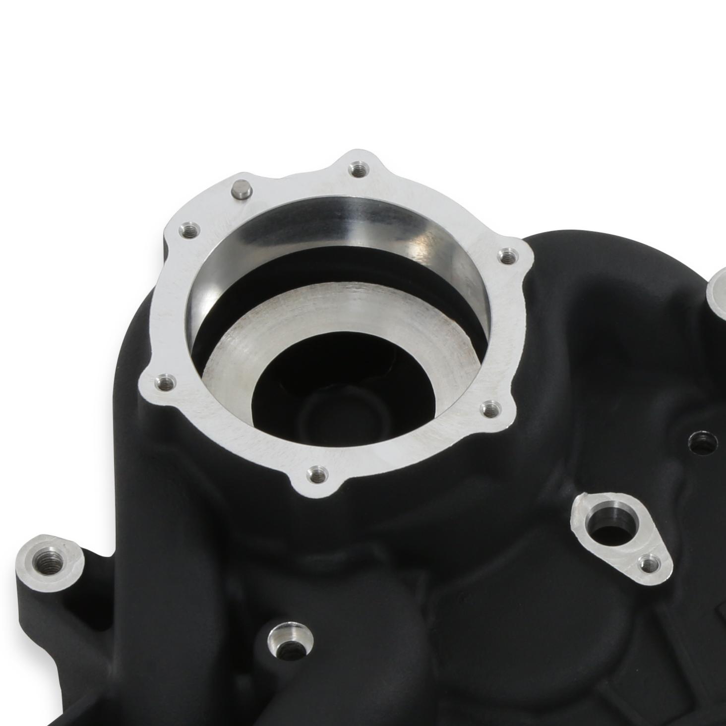Holley Timing Cover - Ford 7.3L Godzilla - Black - 97-417