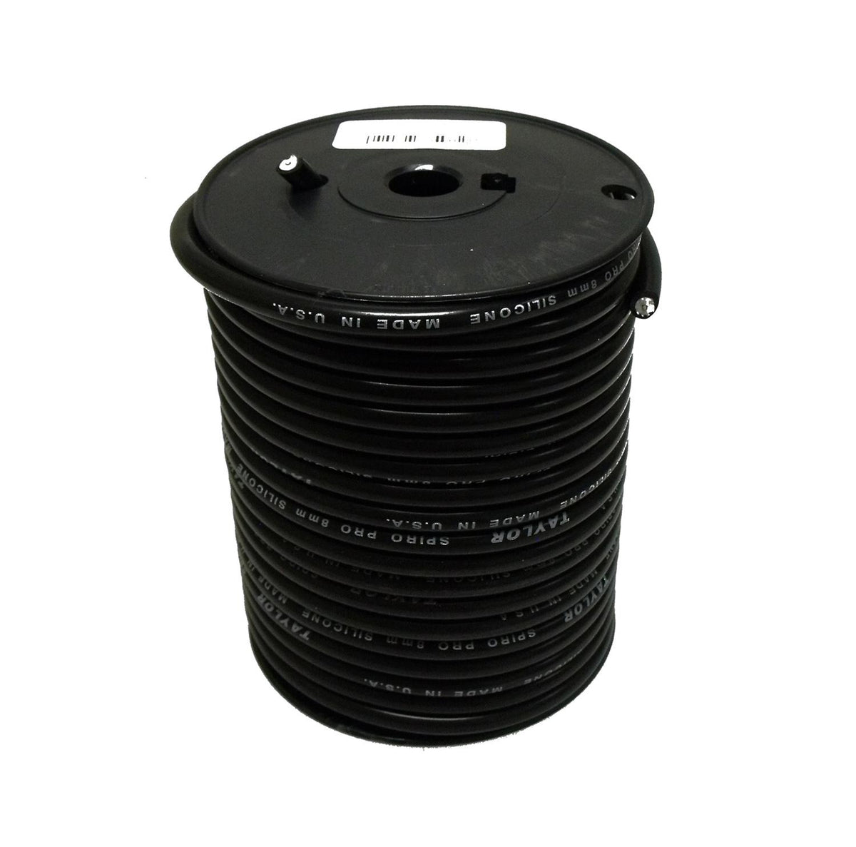 TAYLOR CABLE 8mm Spiro-Pro 100 Ft. spool black - 35072