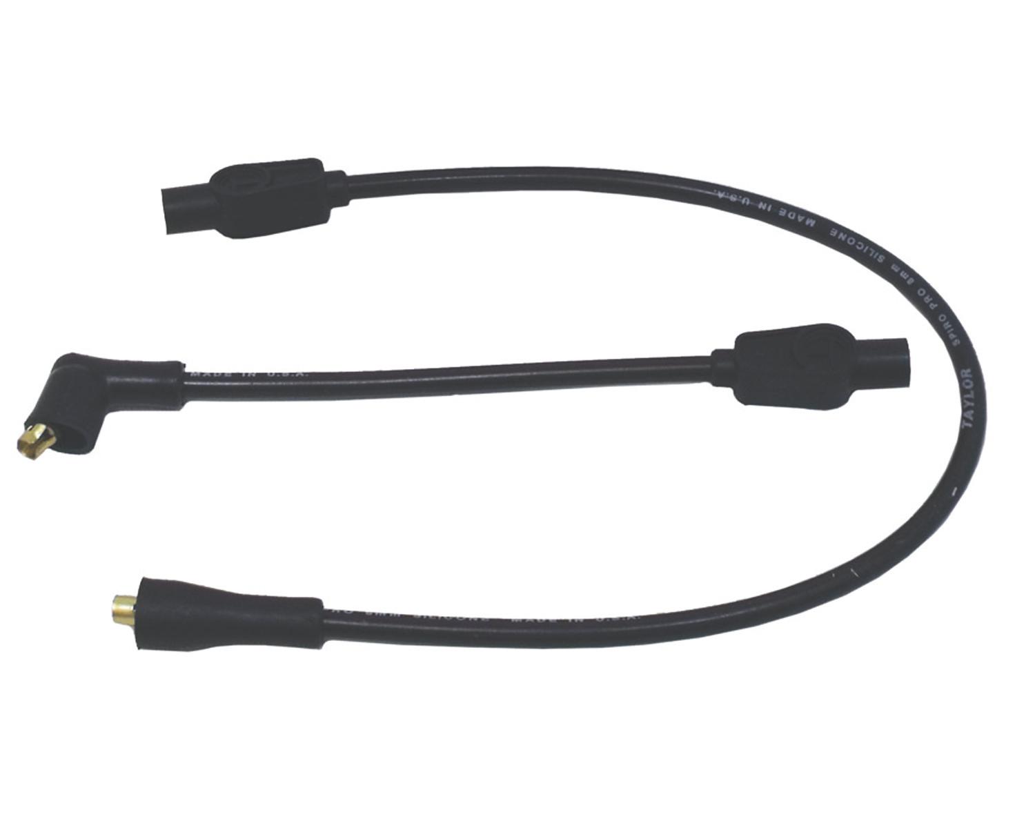 TAYLOR CABLE 8mm Spiro-Pro black 21.5/9in custom MC 180 Spark Plug Wires - 10032