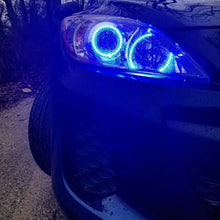 Oracle 10-12 Mazda 3 LED Headlight Halo Kit - UV/Purple