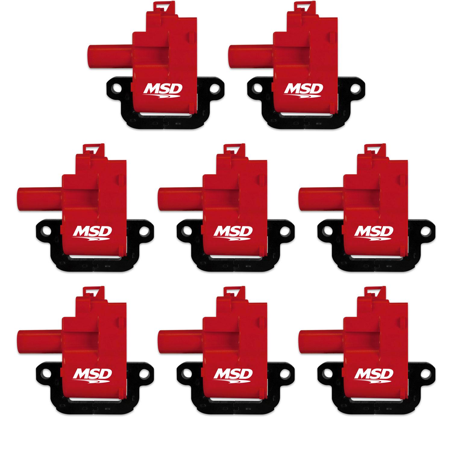 Msd 82628 Coils, Gm 98-06 (Ls1/6), 8-Pack