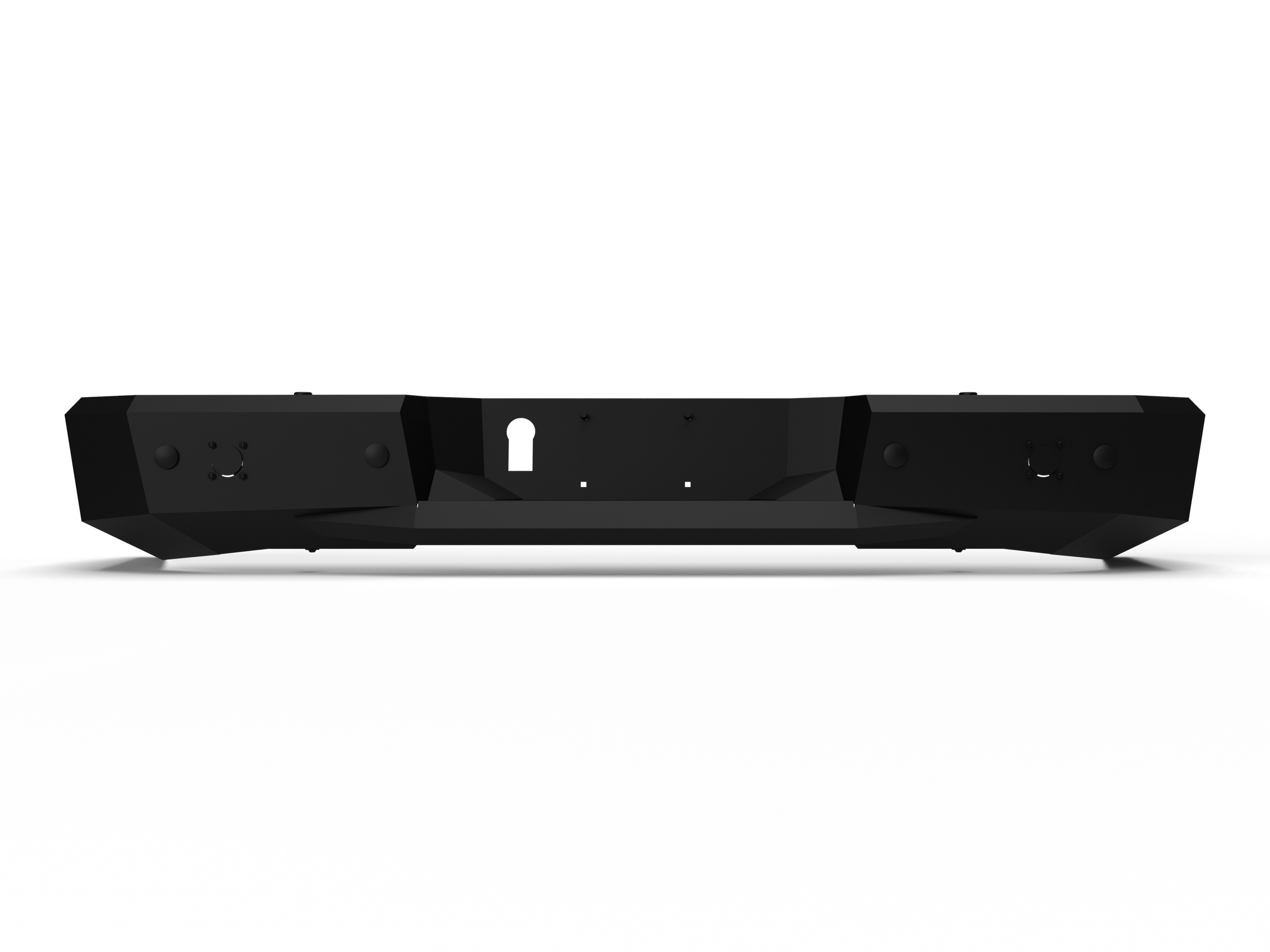 ICI Rear Bumper 35lb shell, reinforced 3/16 inch 5052 Aluminum plating - steel brackets (2014-2021 Tundra) - AL-RBM93TYN