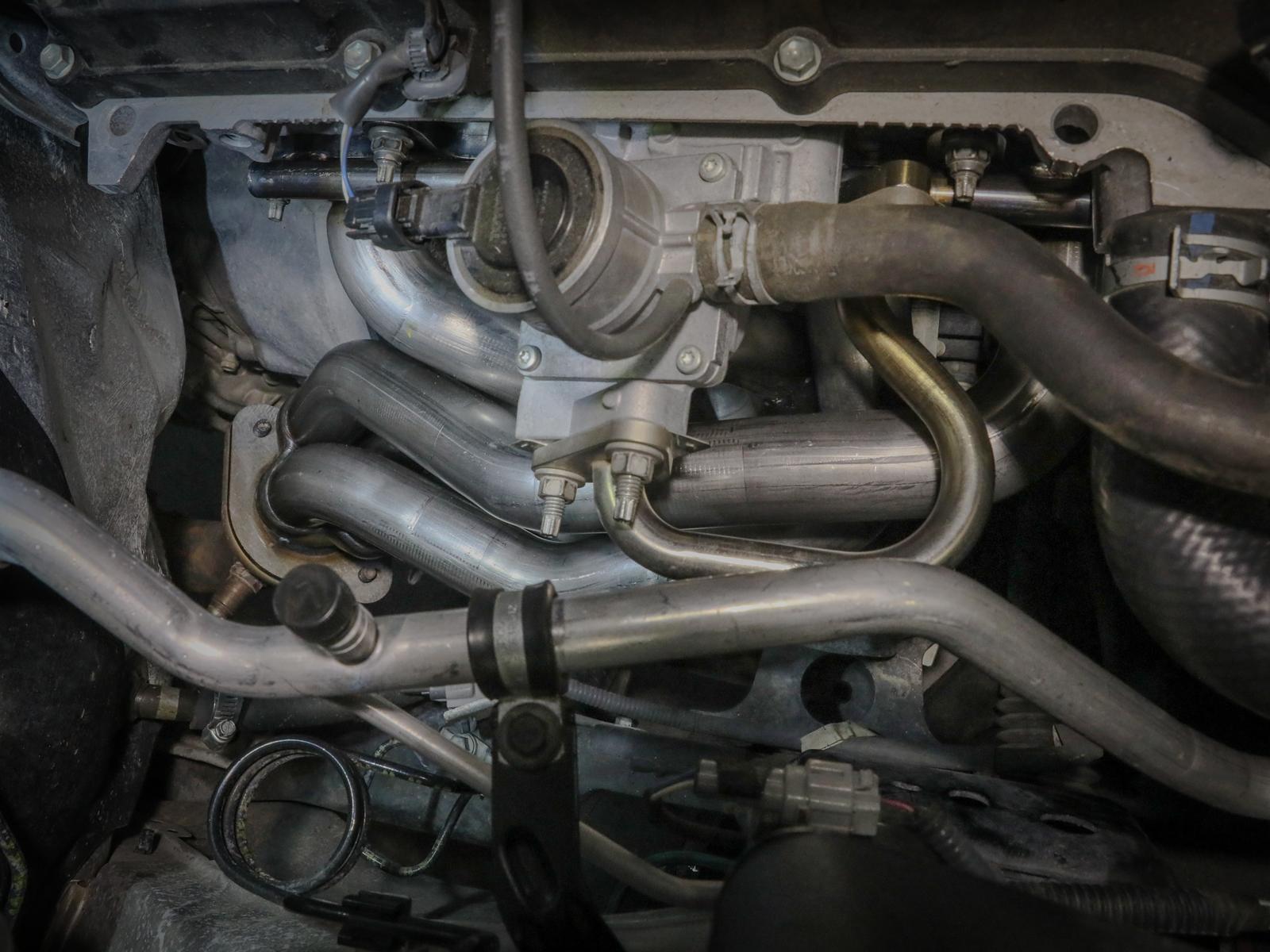 AFE Twisted Steel Long Tube Header 304 Stainless Steel (Toyota Tacoma 05-22 L4-2.7L) - 48-36018