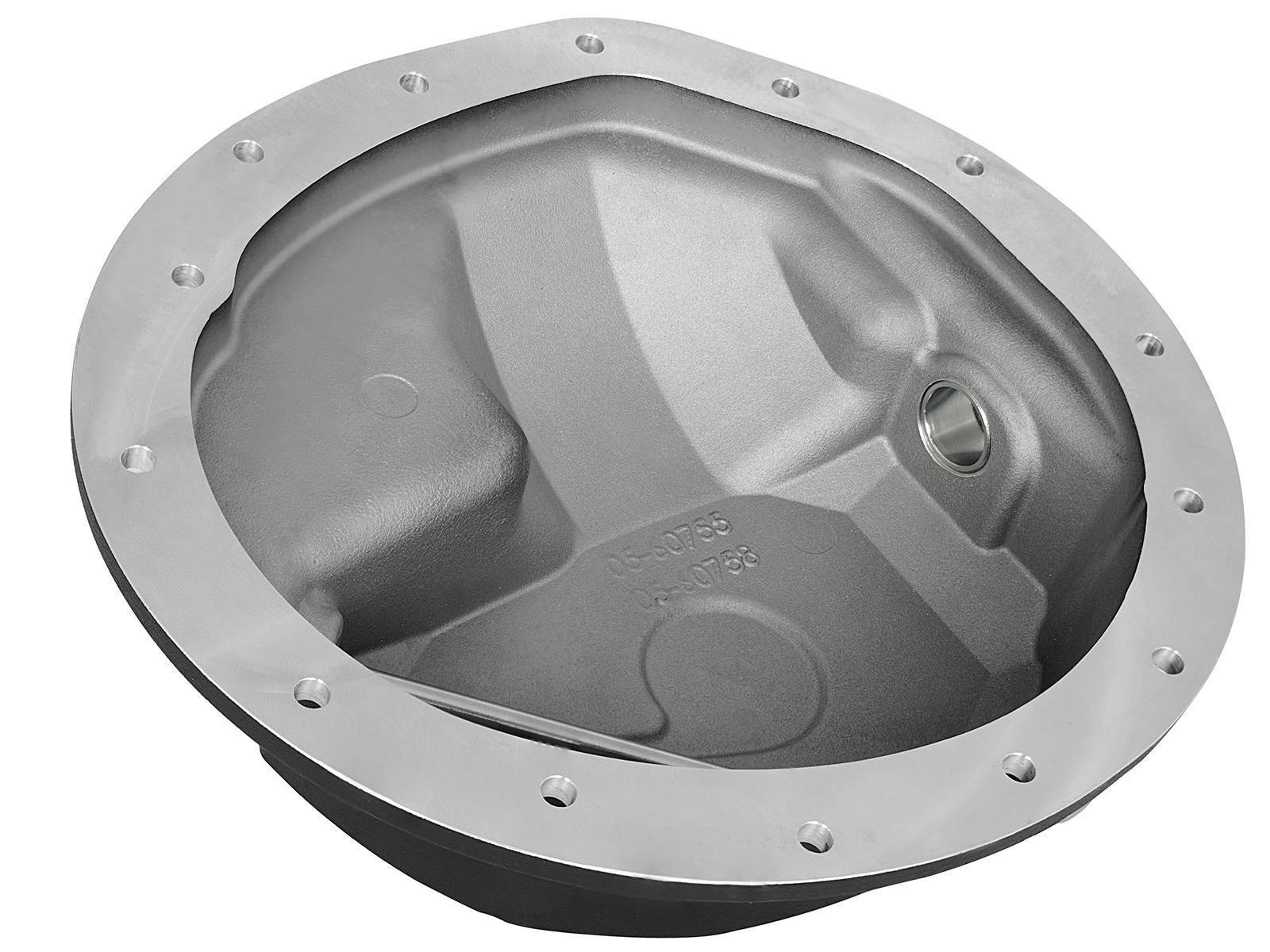 AFE Pro Series Front Differential Cover Black w/ Machined Fins - 46-70042