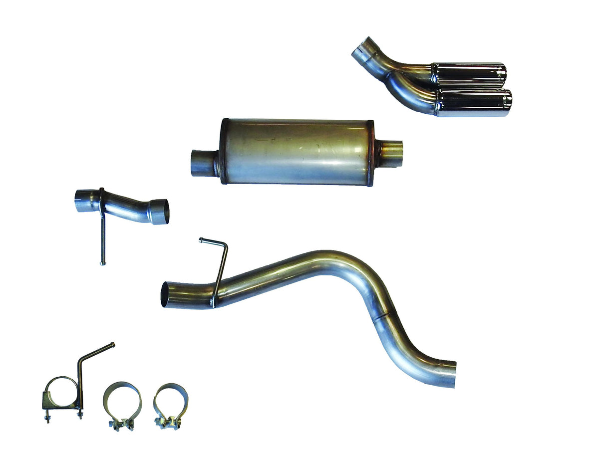 JBA Dual Tipped CAT Back Exhaust 3" (2019-2020 Ranger) - 40-2545