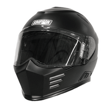 Simpson Racing Ghost Bandit Flat Black Motorcycle Helmet - X-Large - GBDXL3