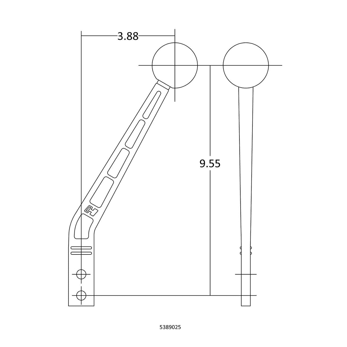 HURST Gear Shift Lever Stick - 5389025