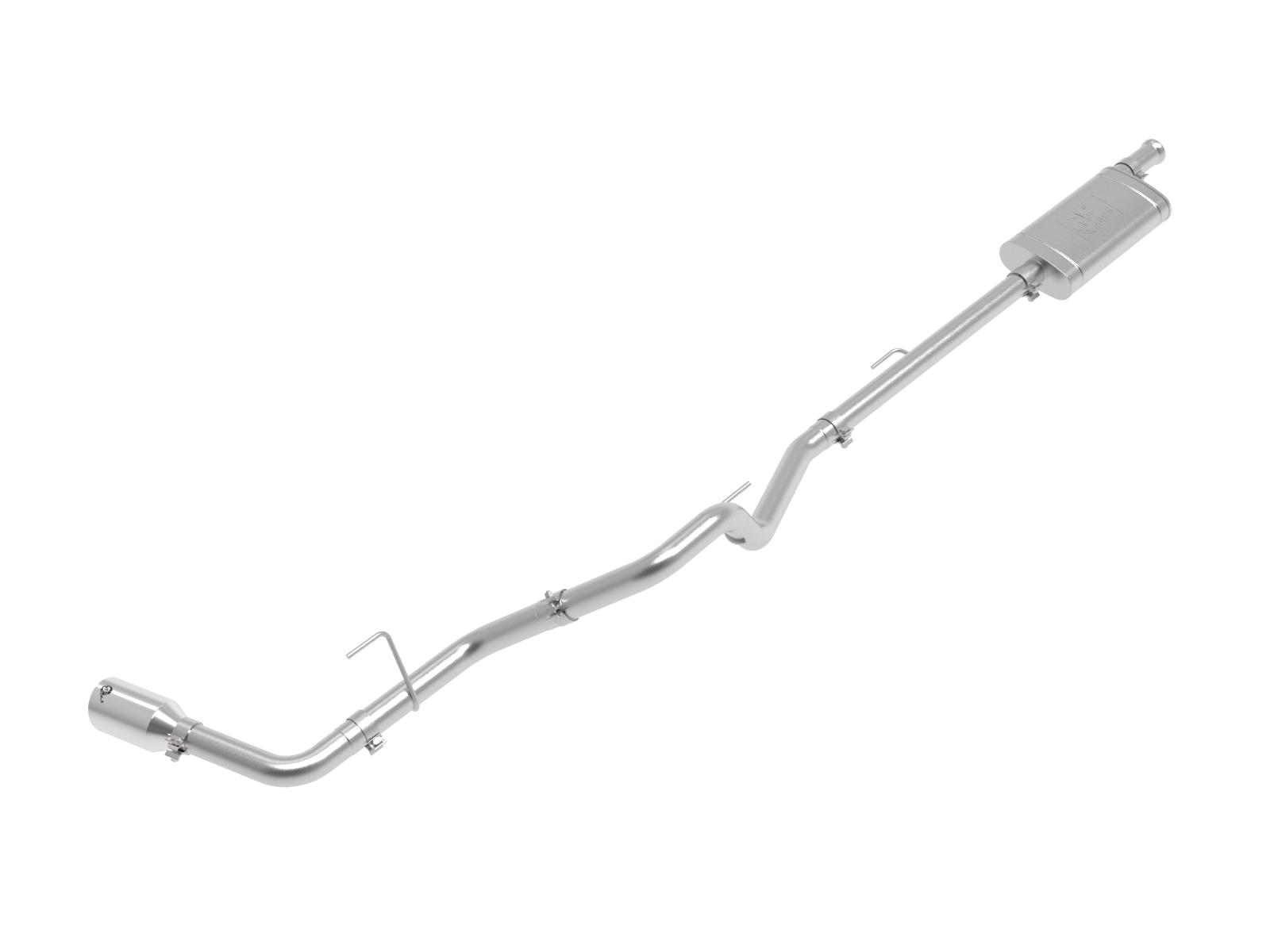 AFE Apollo GT Series 2-1/2 IN 409 Stainless Steel Cat-Back Exhaust System Polished (Jeep Gladiator (JT) 2020 V6-3.6L) - 49-48089-P