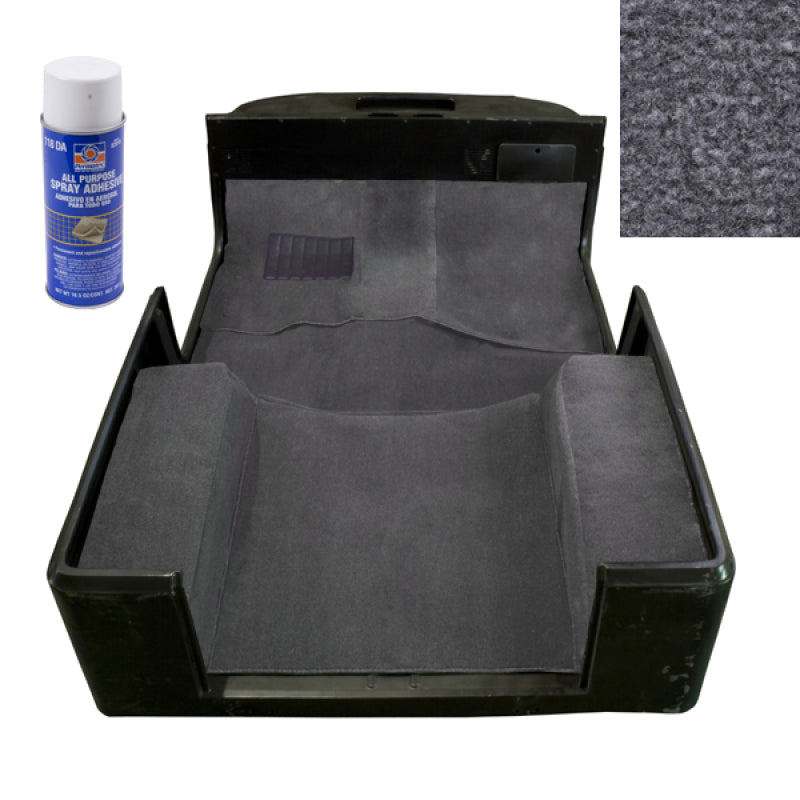 Rugged Ridge Deluxe Carpet Kit With Adhesive Gray; 97-06 Jeep Wrangler Tj - 13696.09