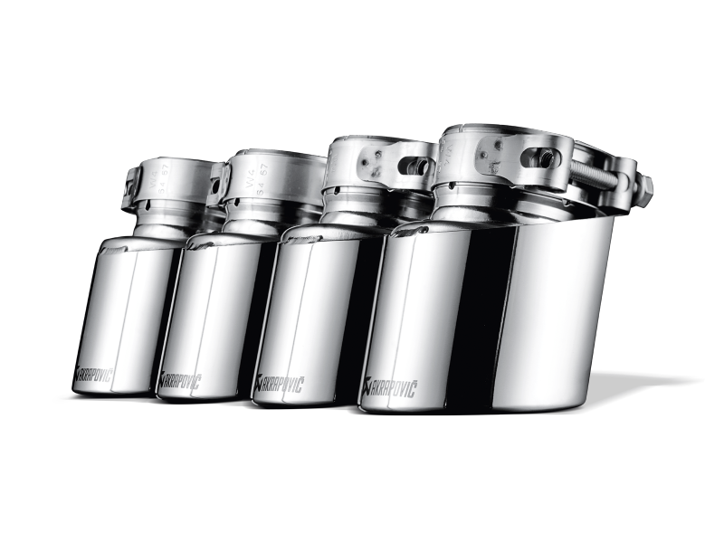 Akrapovic 2009-2014 BMW Tail pipe set (Titanium). (2010-2014 X5, X6) - TP-T/P/2