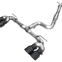 AWE Track Edition Exhaust for Volkswagen MK8 Golf R - Diamond Black Tips - 3020-43658
