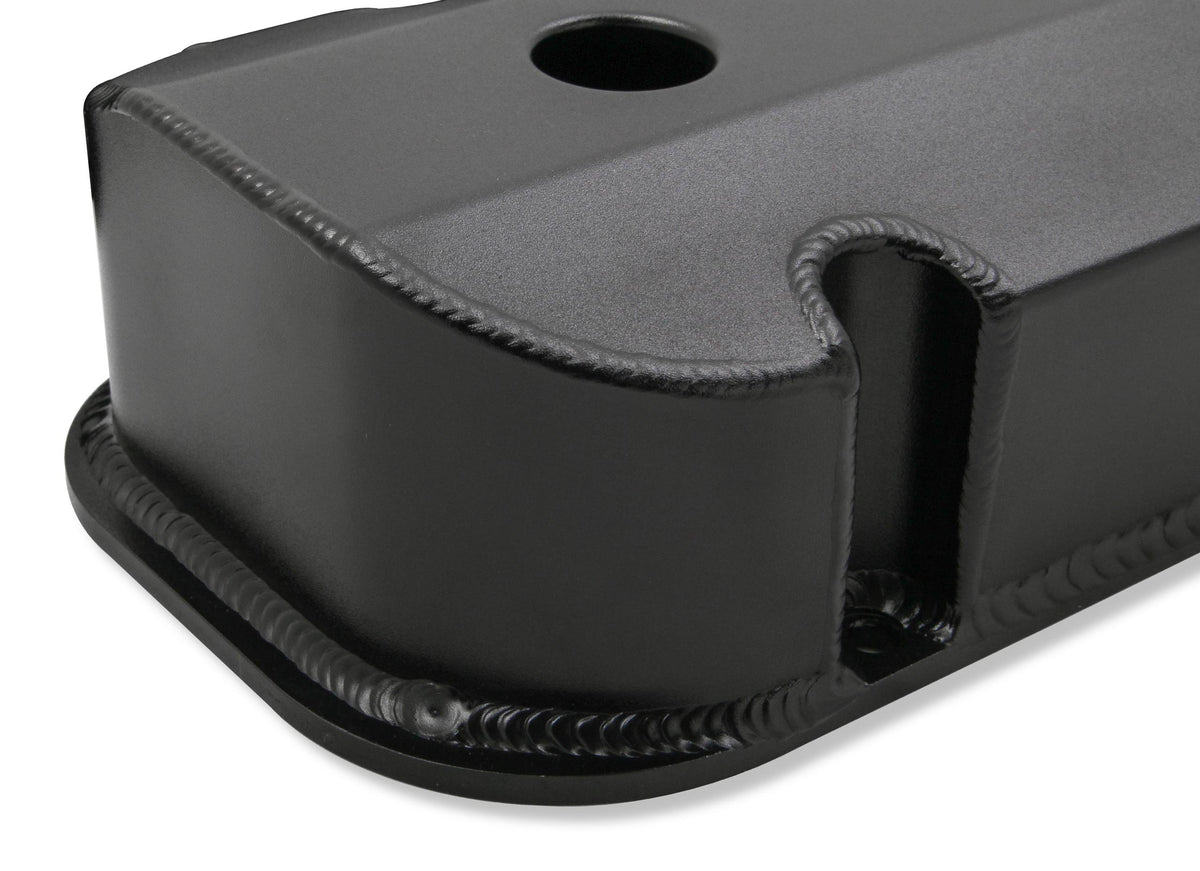 Holley 241-281 Gm Bbc Fab Alum Valve Cvr, Blk