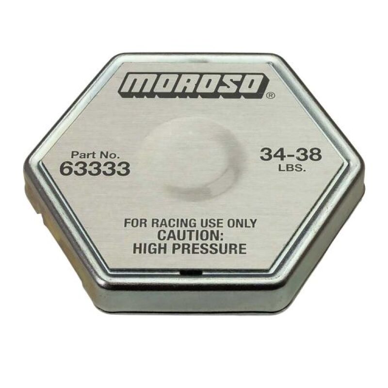 Moroso Radiator Cap, 34-38 PSI - 63333