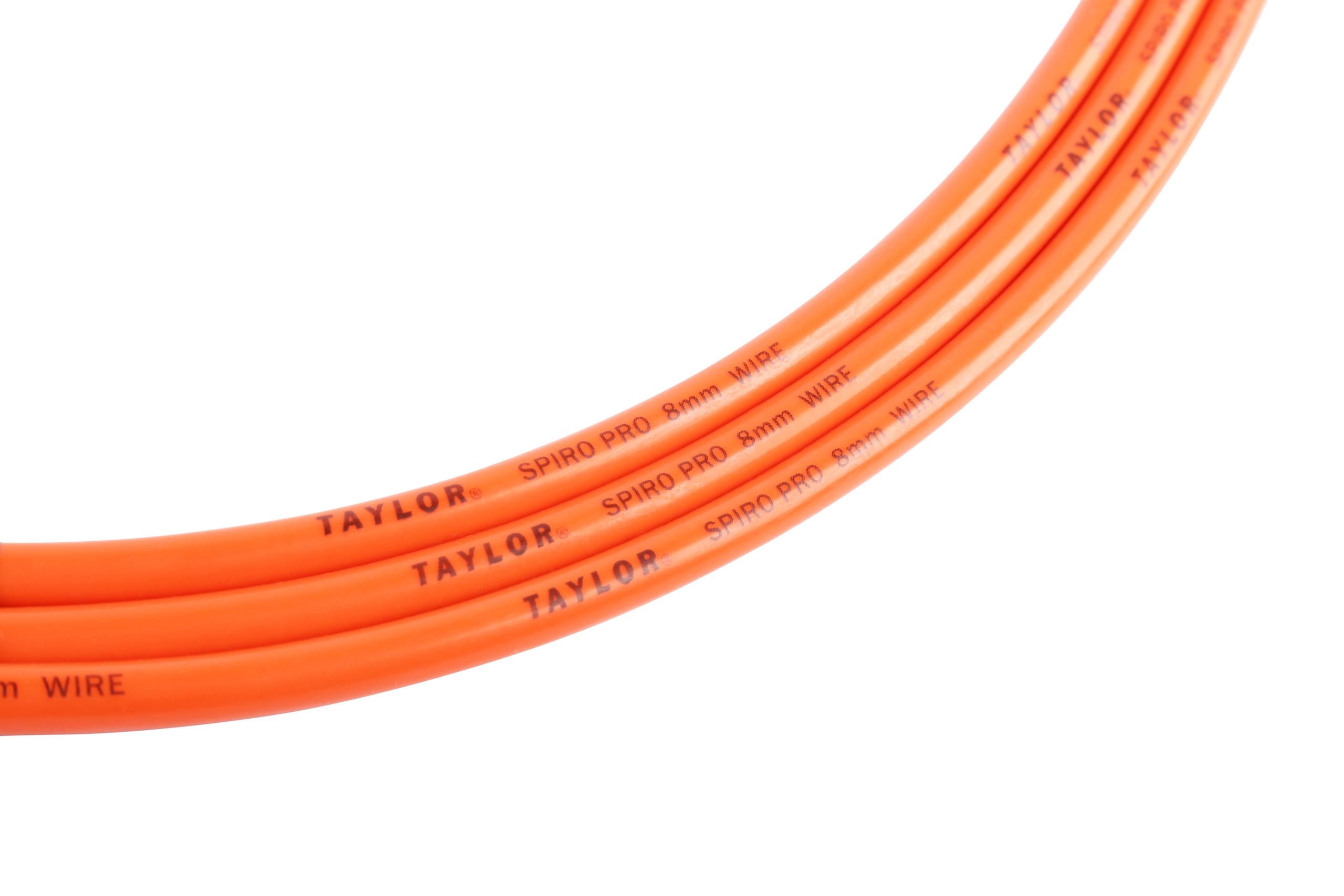 TAYLOR CABLE 8mm Spiro-Pro univ 8 cyl 180 Orange - 78355