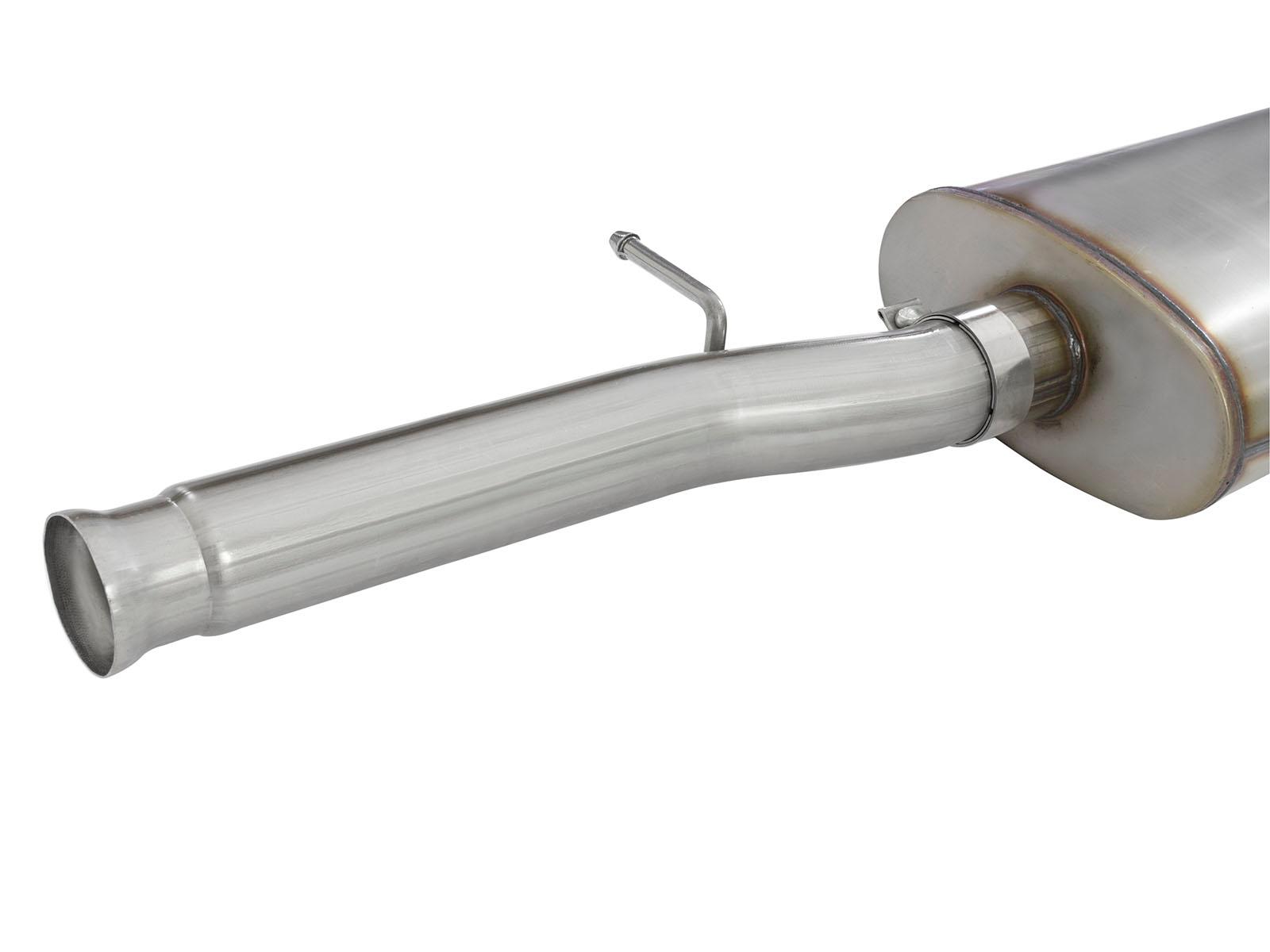 AFE MACH Force-Xp 3 IN 409 Stainless Steel Cat-Back Exhaust System w/Dual Black Tip - 49-44071-B