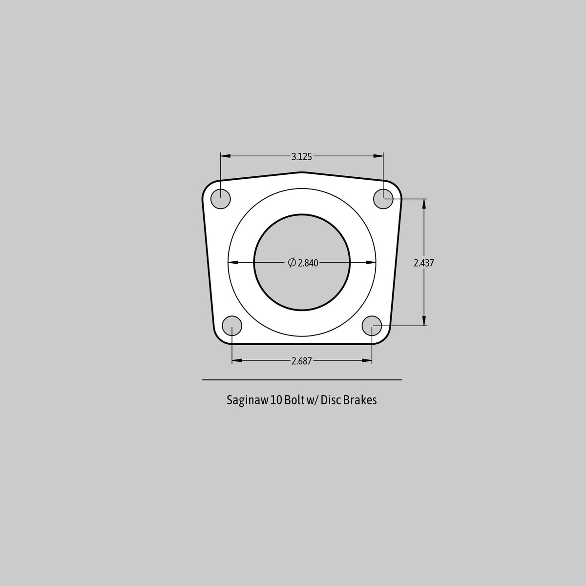 Baer Extreme+ Brake System Rear - 4302400B