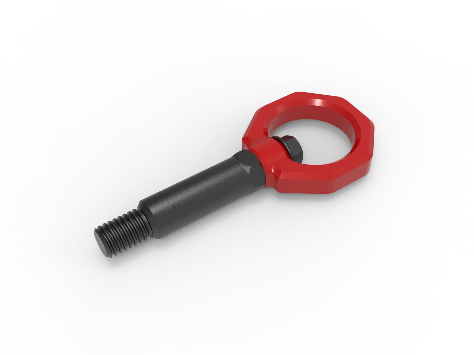 aFe CONTROL Front Tow Hook Red - 450-502001-R