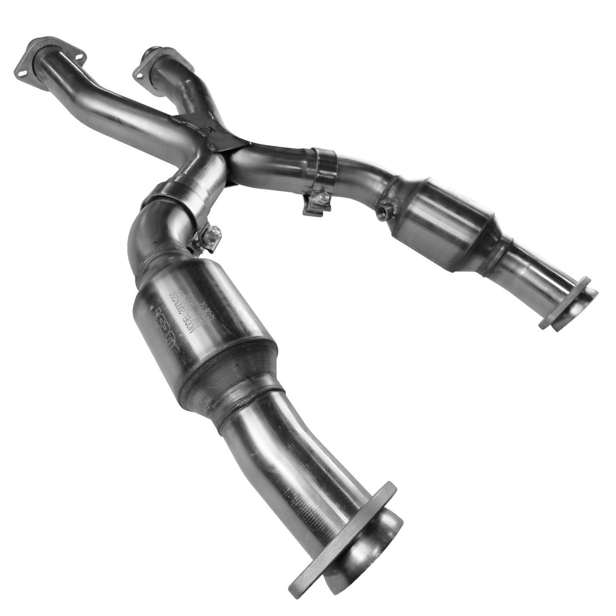 Kooks 2-1/2" SS Catted X-Pipe. 1999-2004 Mustang. (Connects to OEM) - 11203240