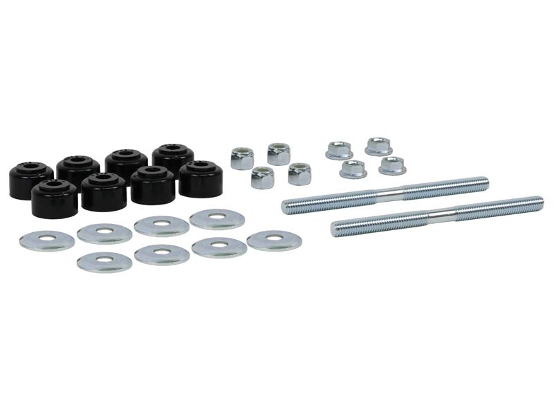 Whiteline Performance Universal Sway Bar Link Set 140mm Threaded Rod with Bushings and Hardware Whiteline - W21806S