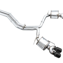 AWE Touring Edition for Audi C8 S6/S7 - Diamond Black Tips - 3015-43107