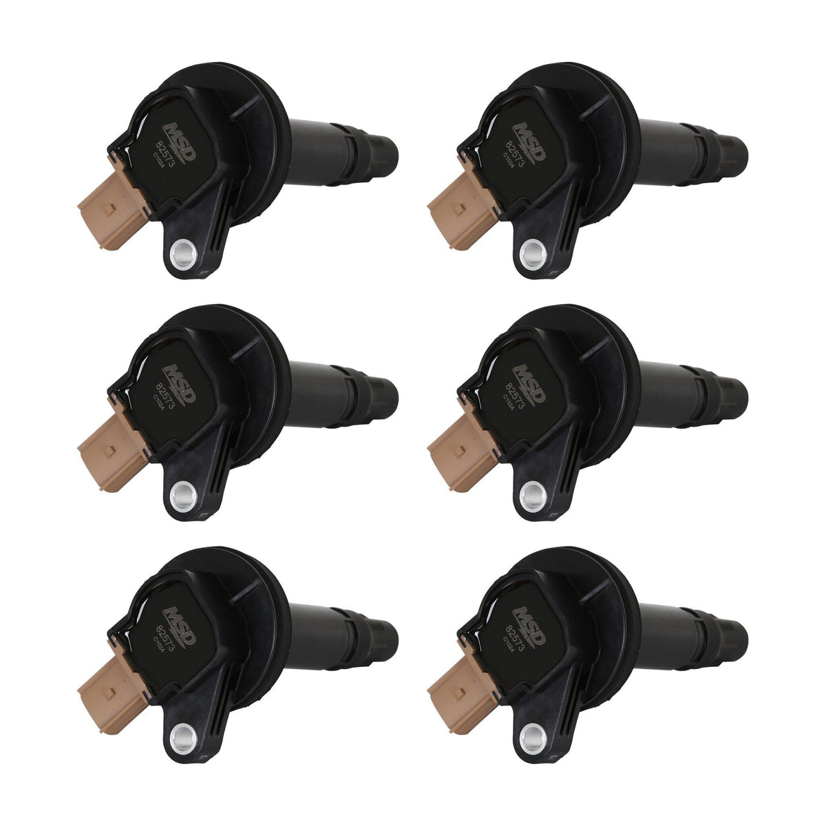 Msd 825763 Coil,Black, Ford Eco-Boost 3.5L V6, 6-Pk