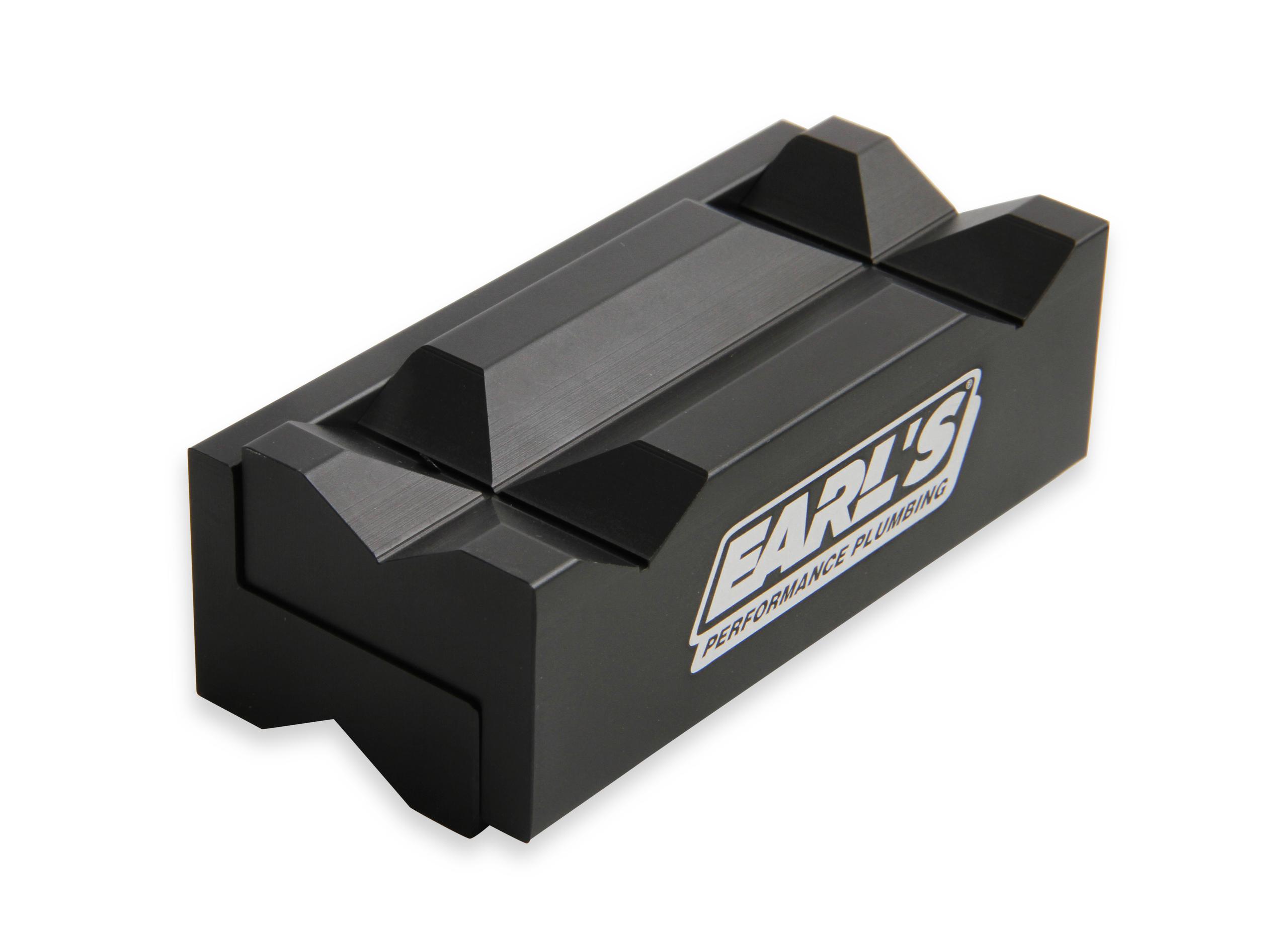 Earls Vice Jaw - Bagged Packaging - 4 In. - Black Aluminum - 1004ERL