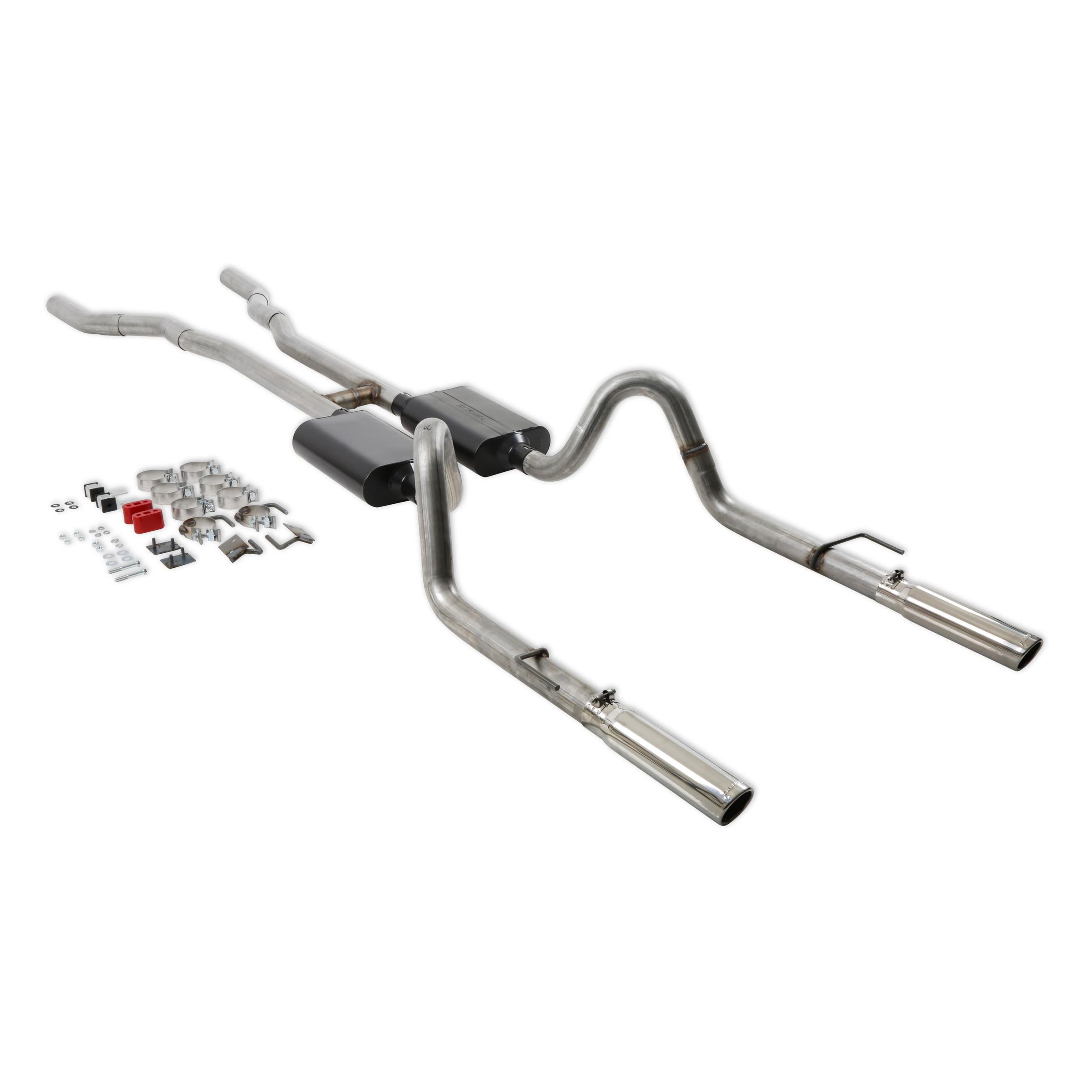 Flowmaster Header-back System - Dual Rear Exit - American Thunder - Aggressive Sound
