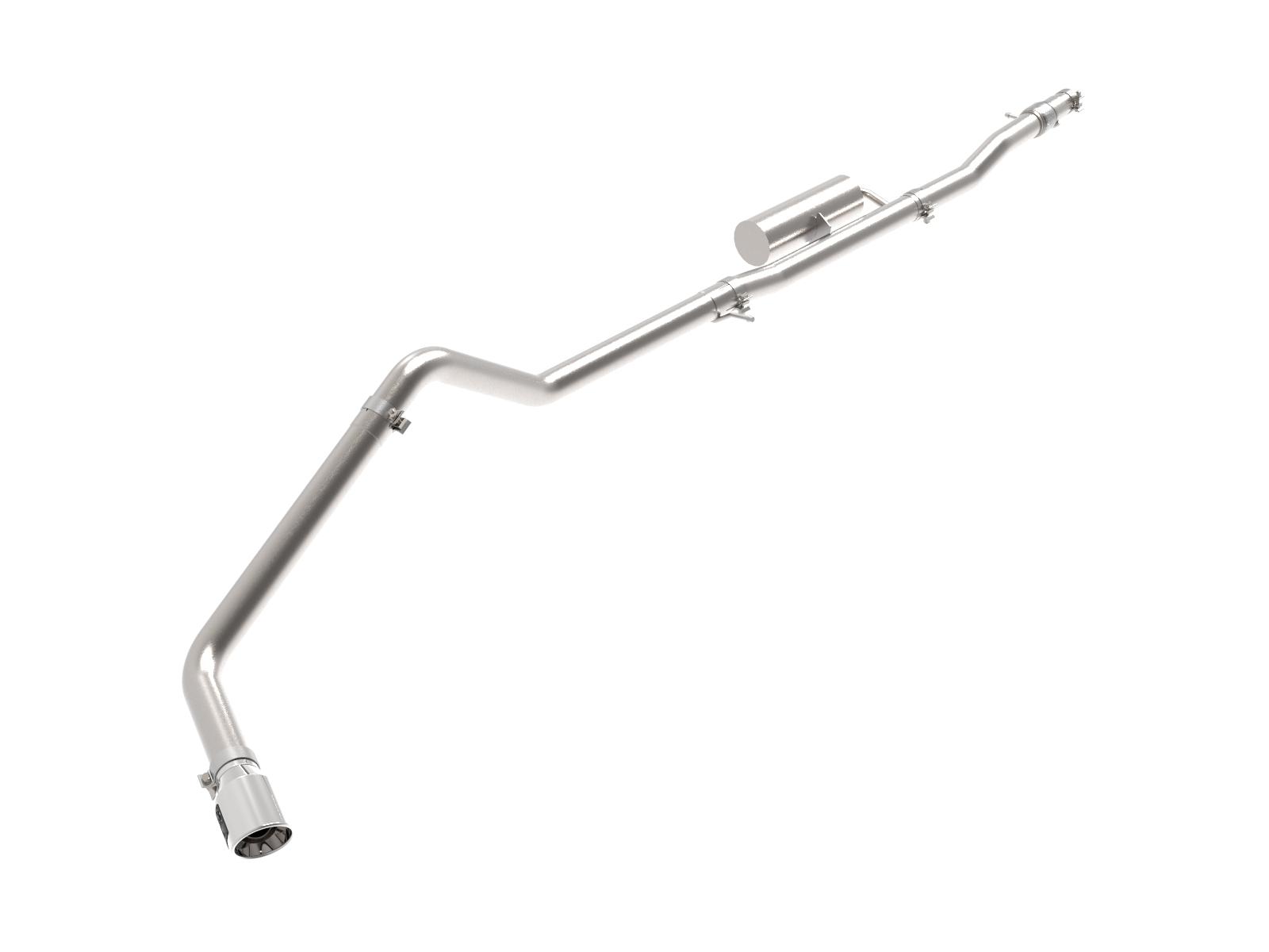 AFE Apollo GT Series 3 IN 409 Stainless Steel Cat-Back Exhaust System w/ Polish Tip (Ford Ranger 19-20 L4-2.3L (t)) - 49-43118-P