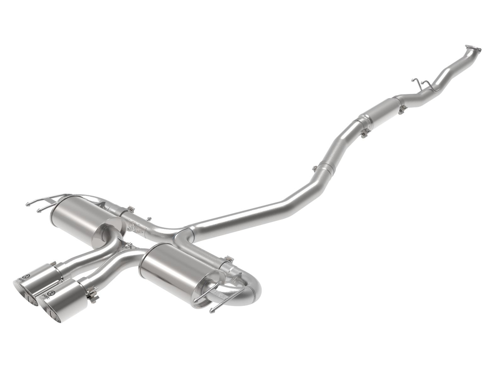 AFE Cat-Back Exhaust System (2017-2020 Honda Civic Sport L4-1.5L (t)) - 49-36624-P