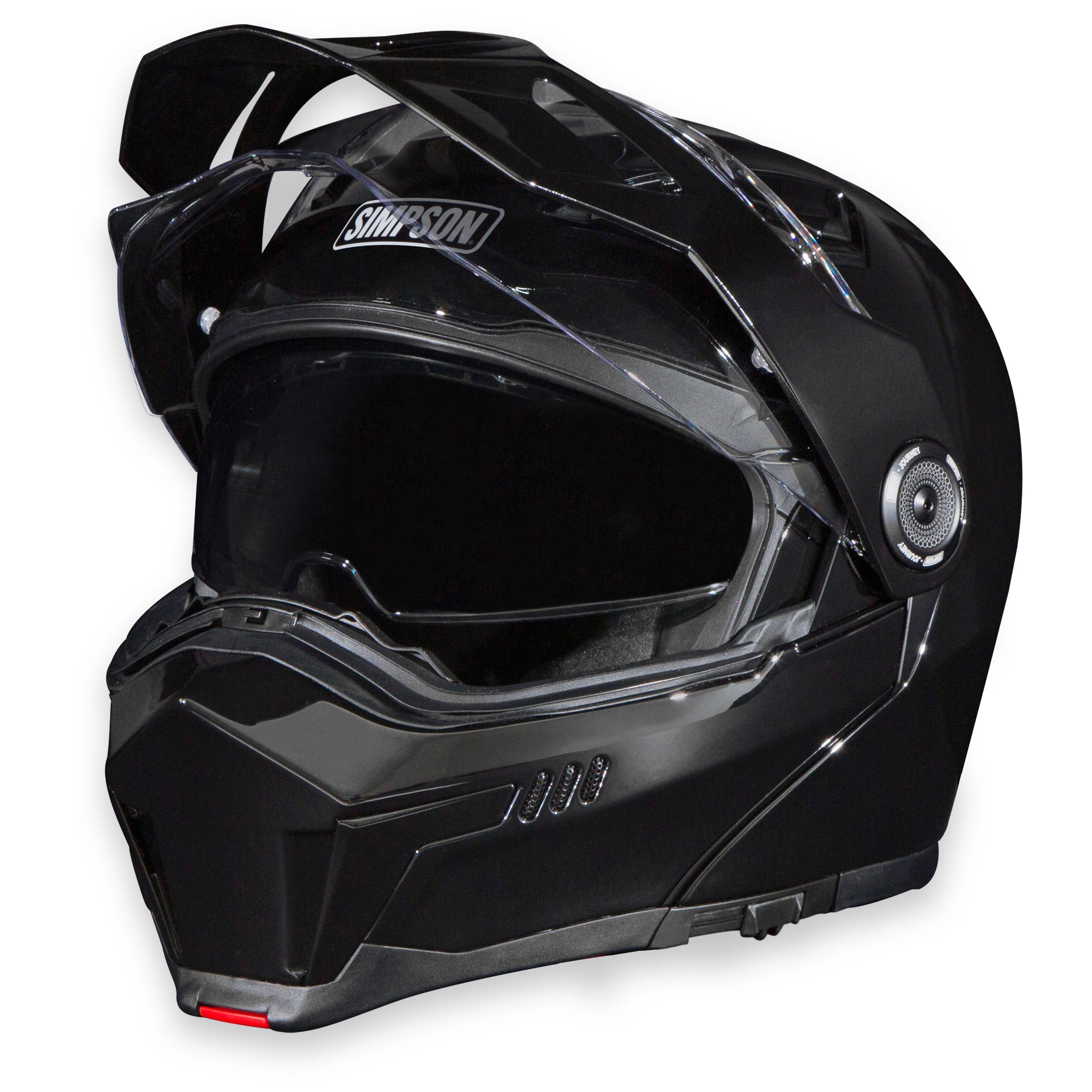 Simpson Racing Motorcycle Journey Bandit Helmet - Black - JB2XS