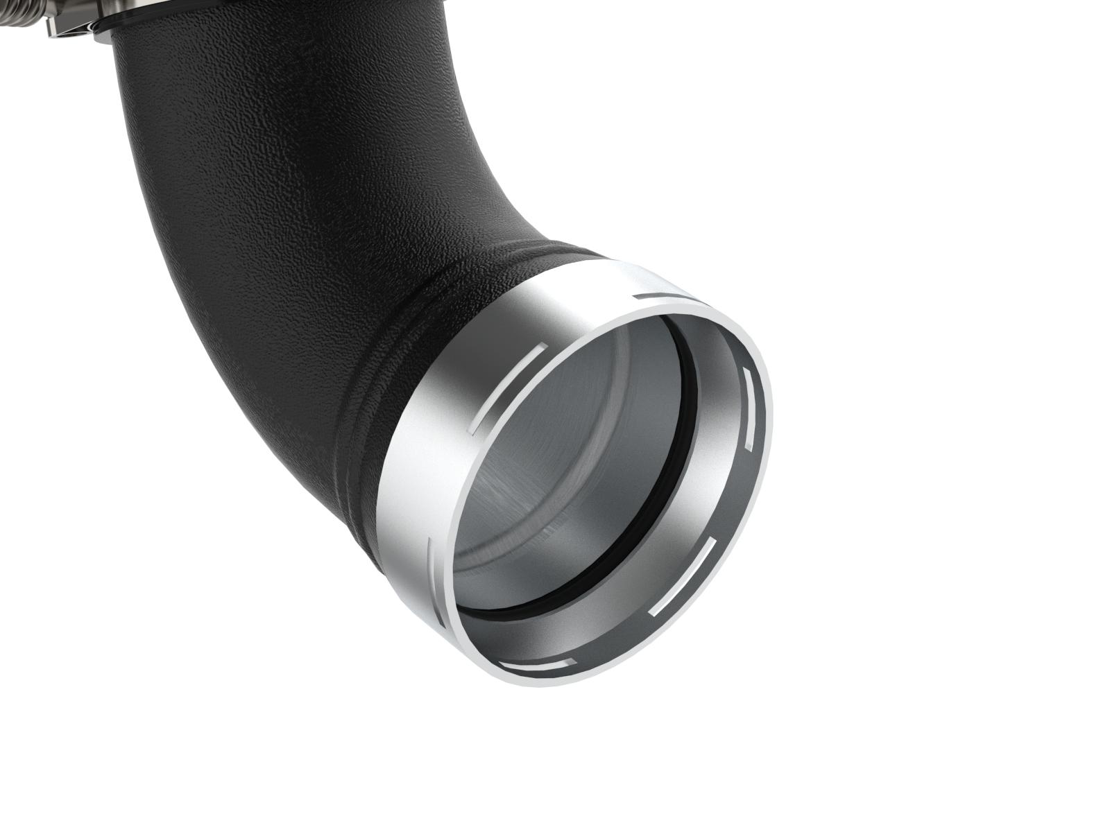 AFE BladeRunner Aluminum Hot and Cold Charge Pipe Kit Black (2006-2010 Chevrolet, GMC Fitments) - 46-20054-B