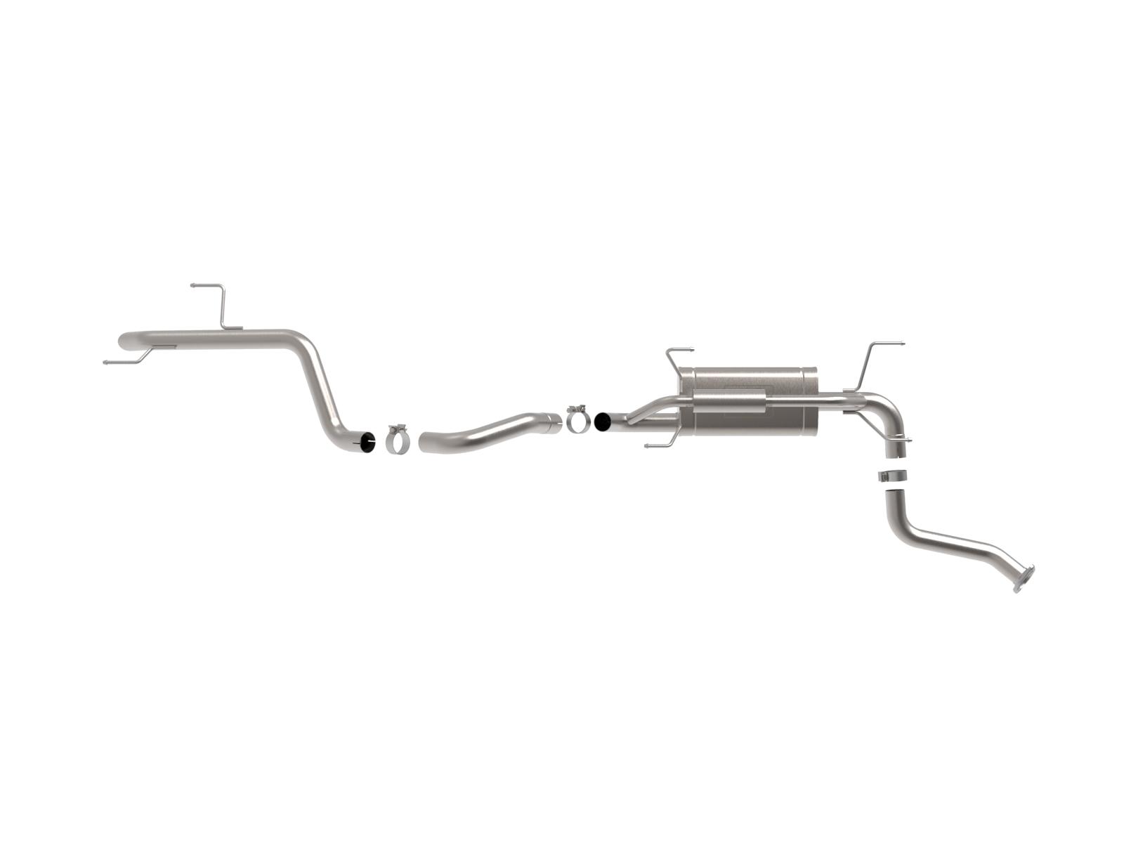 AFE Apollo GT Series 2-1/2 IN 409 Stainless Steel Cat-Back Hi-Tuck Exhaust System (2025 4Runner) - 49-46079