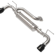 aFe Takeda 2.5" 304 Stainless Steel Axle-Back Exhaust System - Black Tip (2019-2022 Mazda 3 2.5L) - 49-37023-B