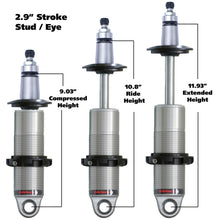Ridetech HQ Coil-Over Shock With 2.9" Stroke And 2" Stud Mount, Universal. - 24129905
