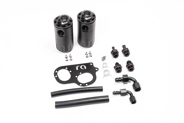 Radium Engineering Dual Catch Can Kit Lotus 2Zz-Ge Fluid Lock - 20-0019-FL