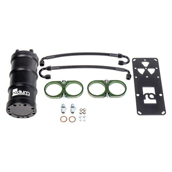 Radium Engineering Fuel Surge Tank, Dual External Bosch 044 Vertical, Pumps Not Included - 20-0021-00