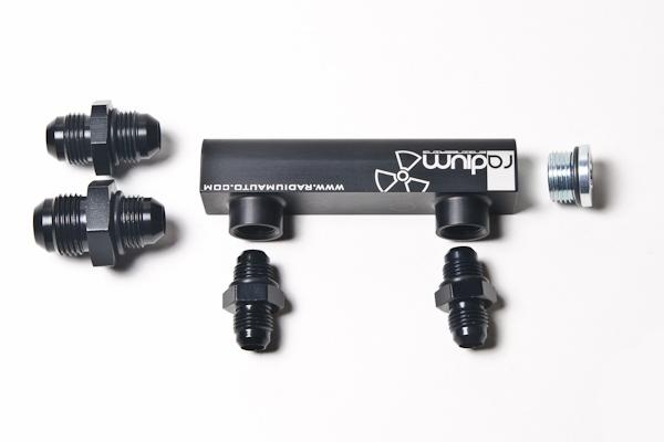 Radium Engineering Manifold, 4-Port, Universal - 20-0062