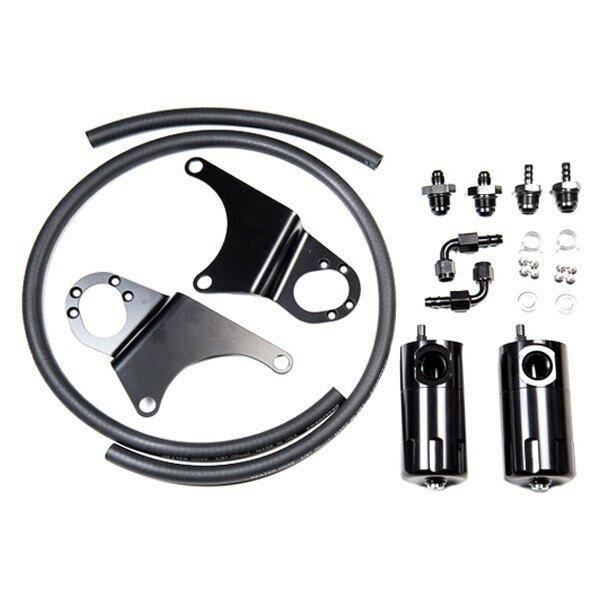 Radium Engineering Catch Can Kit, Dual, Evo 8-9 (2003-2006 Mitsubishi Lancer) - 20-0118