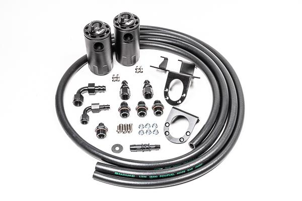 Radium Engineering Dual Catch Can Kit 07-21 Tundra Fluid Lock - 20-0240-FL