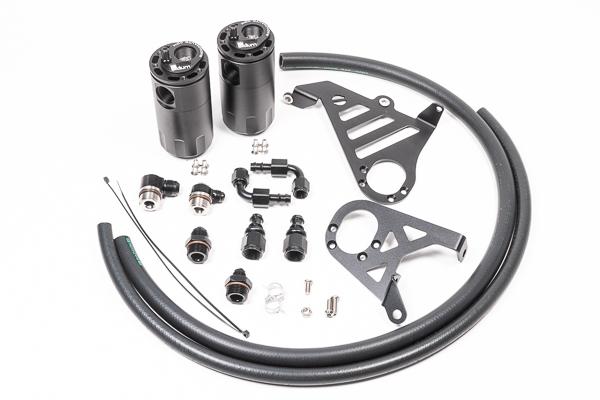 Radium Engineering Dual Catch Can Kit 16-18 Ford Focus RS Fluid Lock - 20-0328-FL