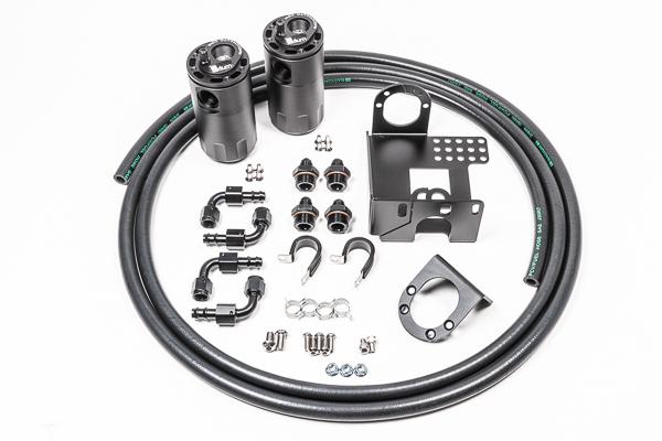 Radium Engineering Dual Catch Can Kit 90-05 Mazda Mx-5 Fluid Lock - 20-0337-FL