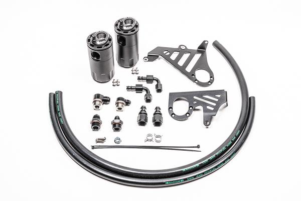 Radium Engineering Dual Catch Can Kit 15-18 Ford Focus St Fluid Lock - 20-0358-FL