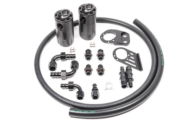 Radium Engineering Dual Catch Can Kit Fiesta St Fluid Lock - 20-0379-FL