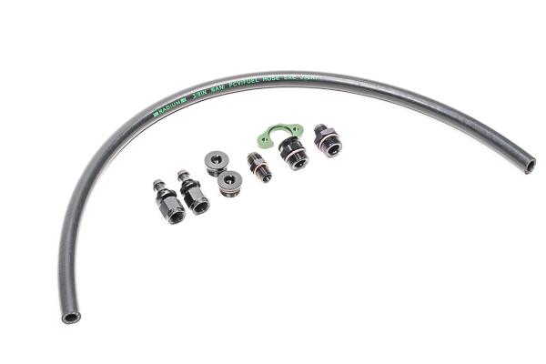 Radium Engineering Fuel Rail Plumbing Kit Mitsubishi Early 4G63 - 20-0533-PK